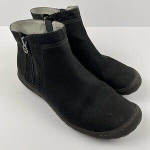 JBU by Jambu Juno Ankle Boots Women’s 10M Side Zip Black Memory Foam JB19JN001